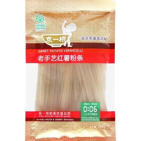 Sweet Potato Vermicelli Broad 200g/ Platas saldo kartupeļu stikla nūdeles, 200 g Oishii Asian Mart