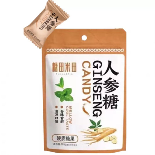 TOMMY & TIM Gingsen Candy 80g/ TOMMY & TIM žeņšeņa konfektes 80 g Oishii Asian Mart