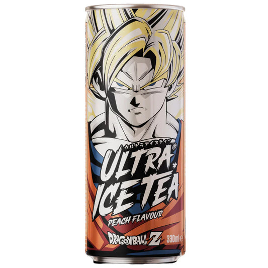 ULTRA ICE TEA Dragon Ball Z Goku Peach Flavor 330 ml ULTRA ICE TEA