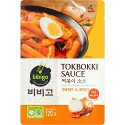 Bibigo Tokbokki Sauce Sweet & Spicy/ Bibigo Tokbokki Saldā & Asā Mērce