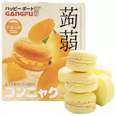 GANGFU Konjac Mango Macaron (Ķīna) Gangfu