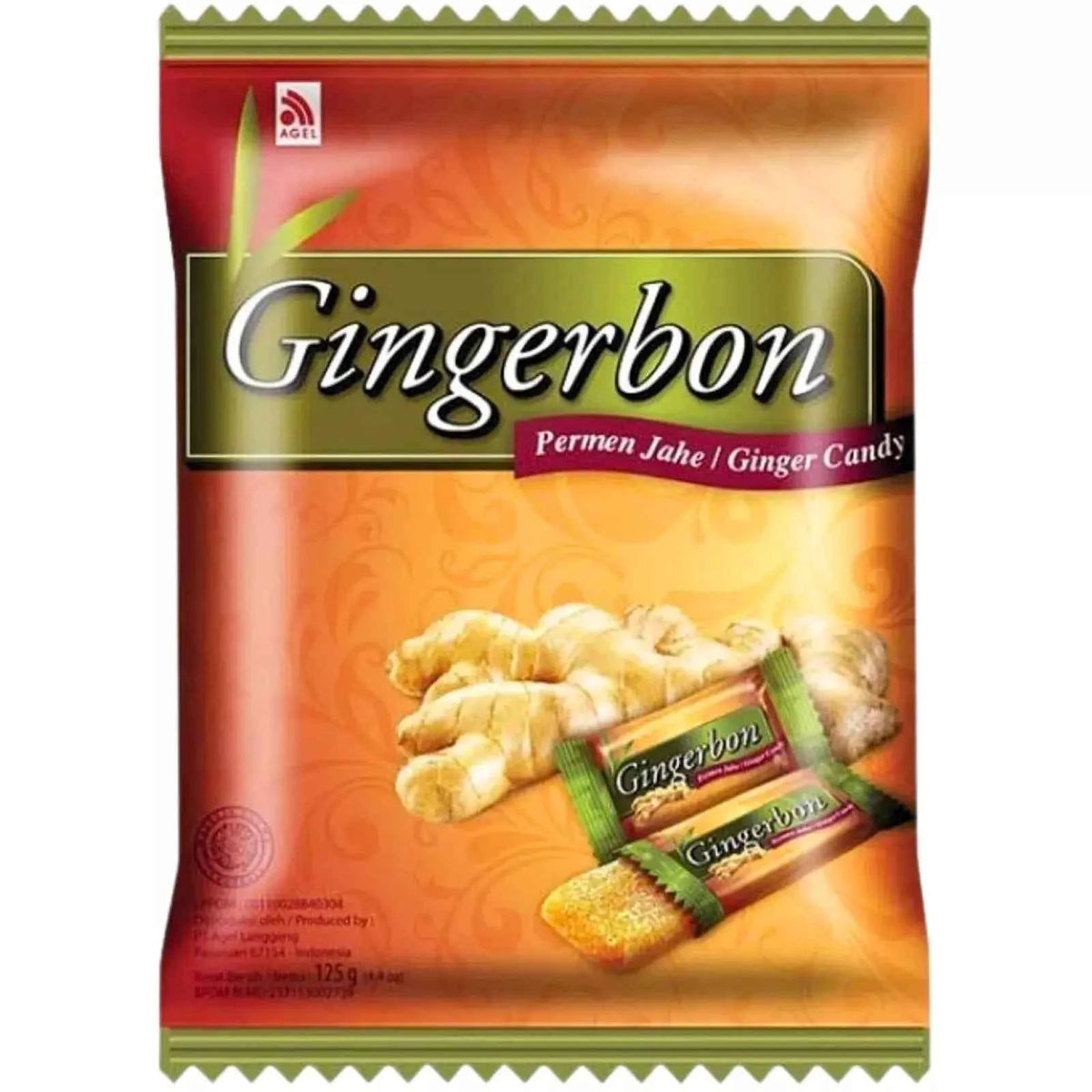GINGERBON Ginger Candy 125g/ GINGERBON Ingvera Konfektes 125g