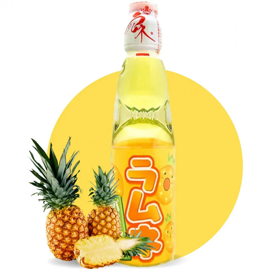 JP Hatakosen Ramune Pineapple  200ml Hatakosen