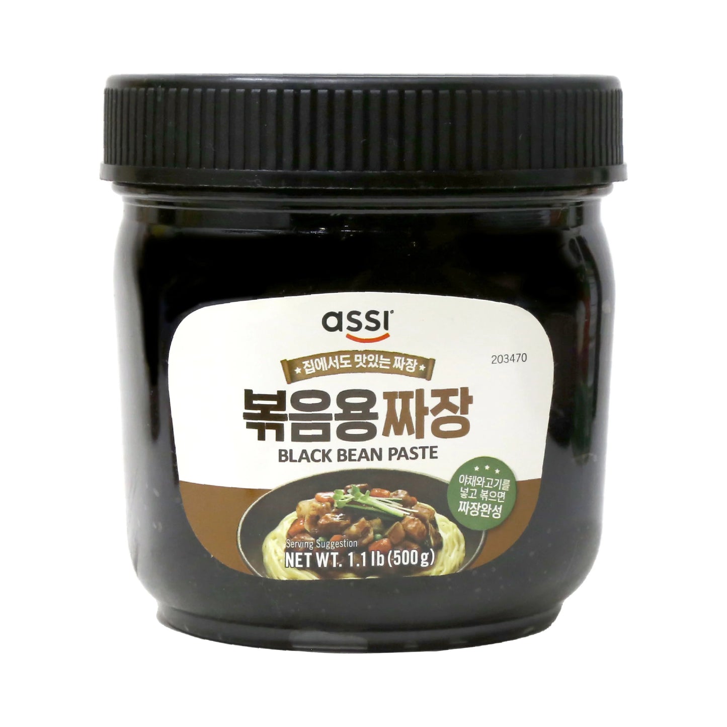 ASSI Black Bean Paste 500G/ ASSI Melno pupiņu pasta 500G