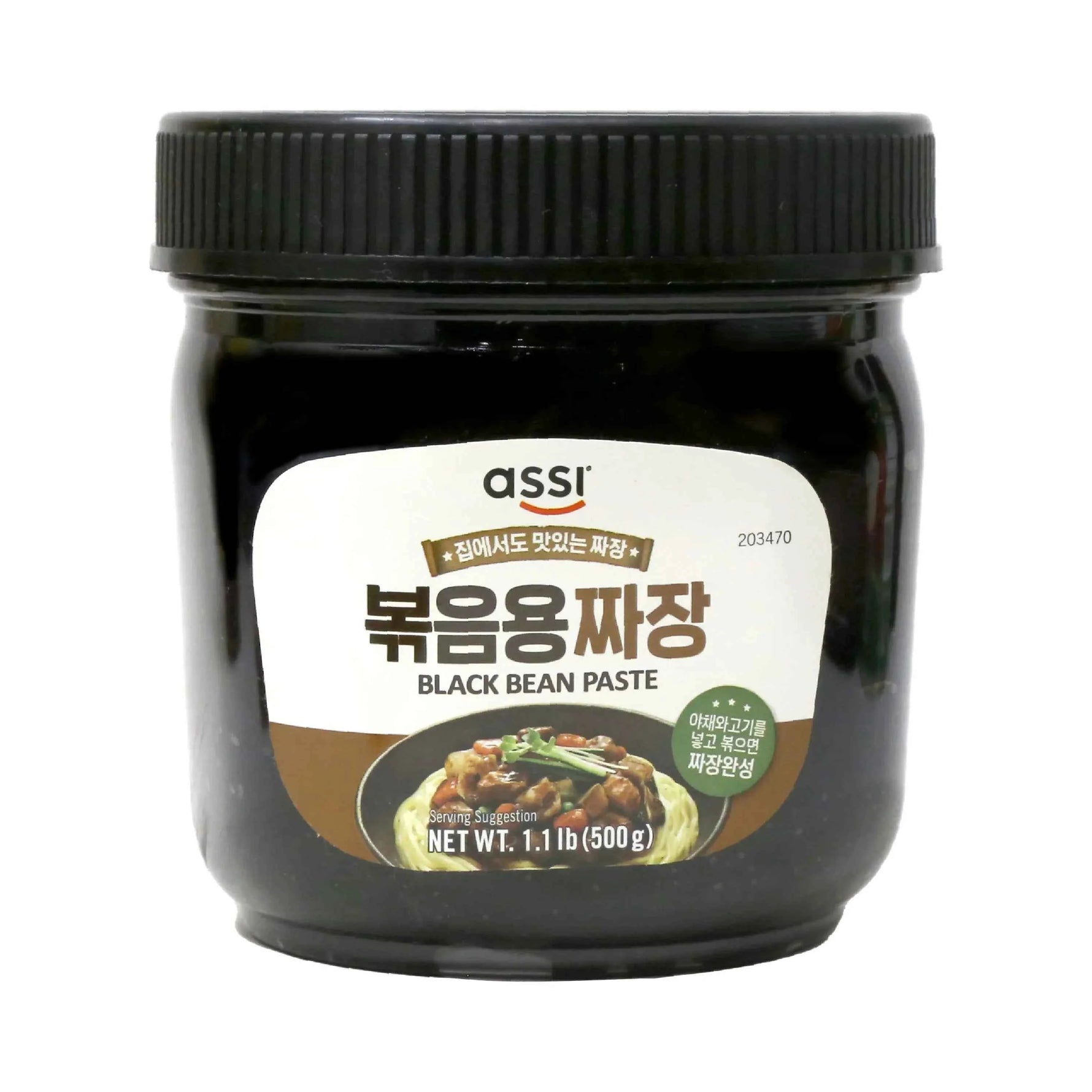 ASSI Black Bean Paste 500g/ ASSI melno pupiņu pasta 500g