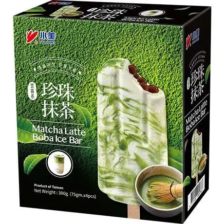 matcha latte boba ice bar