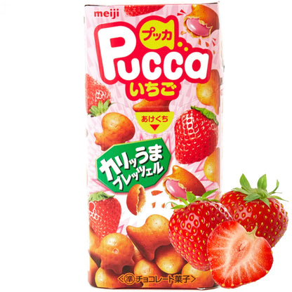 MEIJI Pucca Strawberry 39g JP