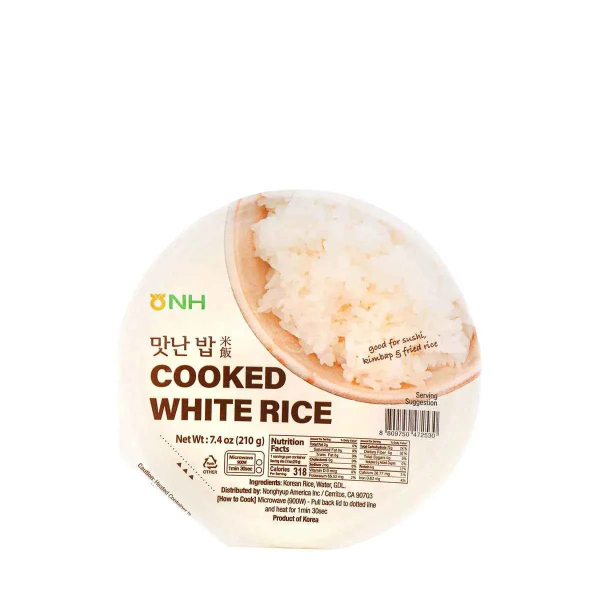 Nonghyup Cooked White Rice/ NH vārīti baltie rīsi