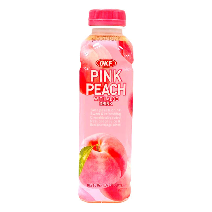 OKF Pink Peach With Aloe/ OKF rozā persiks ar alveju