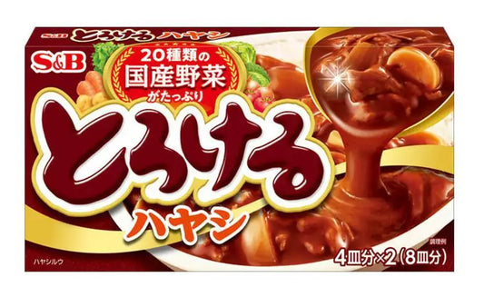 S&B Curry Sauce Ex Torokeru Hayashi/ S&B Karija Mērce Ex Torokeru Hayashi