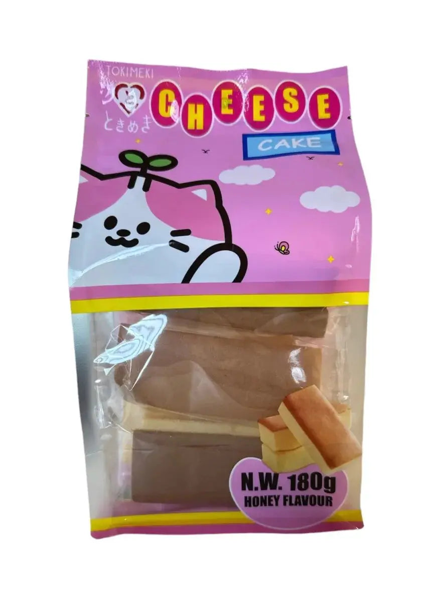 Tokimeki Cheese Cake Honey 180g/ Tokimeki siera kūka ar medu 180 g Oishii Asian Mart