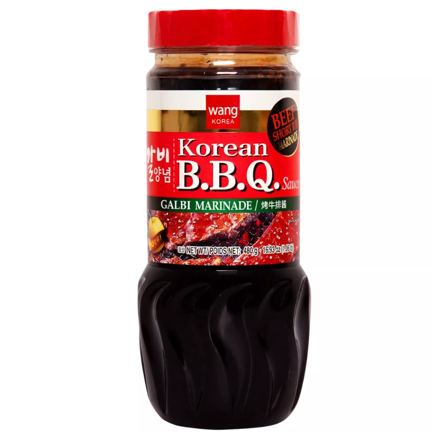 WANG BBQ mērce liellopa gaļai Short Rib (Galbi) 480g